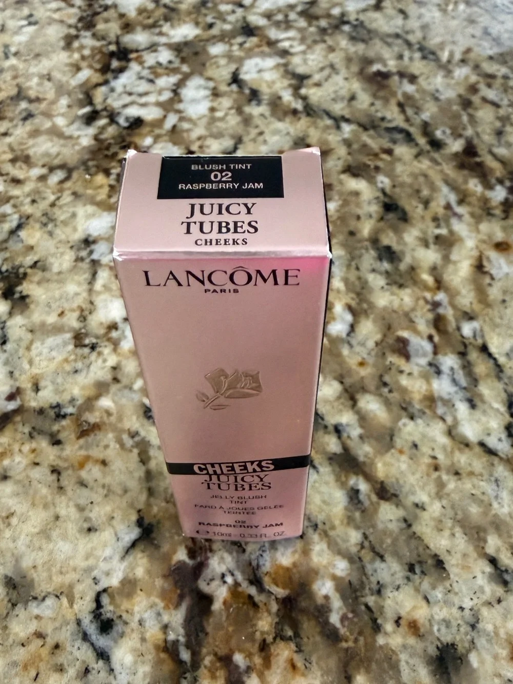 Cheeks Juicy Tubes Jelly Blush Tint Lancôme  Raspberry Jam (02) NIB